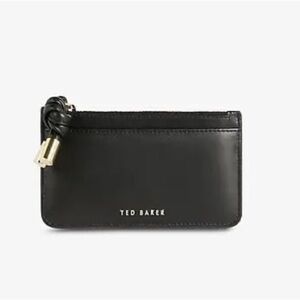 Ted Baker Black Leather Card Holder/Wallet